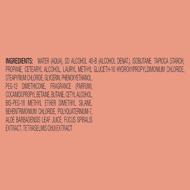 Nexxus Between Washes Dry Shampoo Foam Instantly Refreshes Hair Smooth