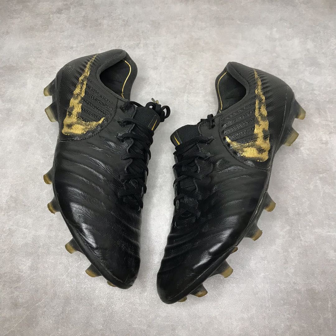 Nike tiempo black lux outlet