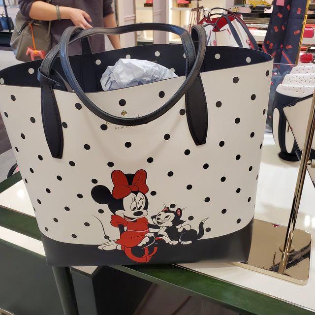 ON SALE!! (PREORDER) KATE SPADE X DISNEY MINNIE TOTE, Women's Fashion, Bags  & Wallets, Tote Bags on Carousell