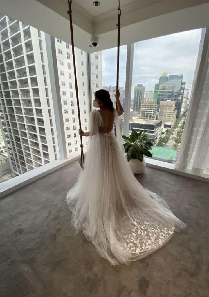 Patricia Santos wedding gown customized