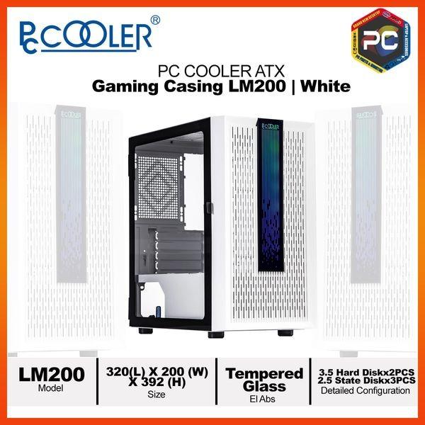 PC COOLER ATX Gaming Casing LM200 White, Computers & Tech, Parts ...