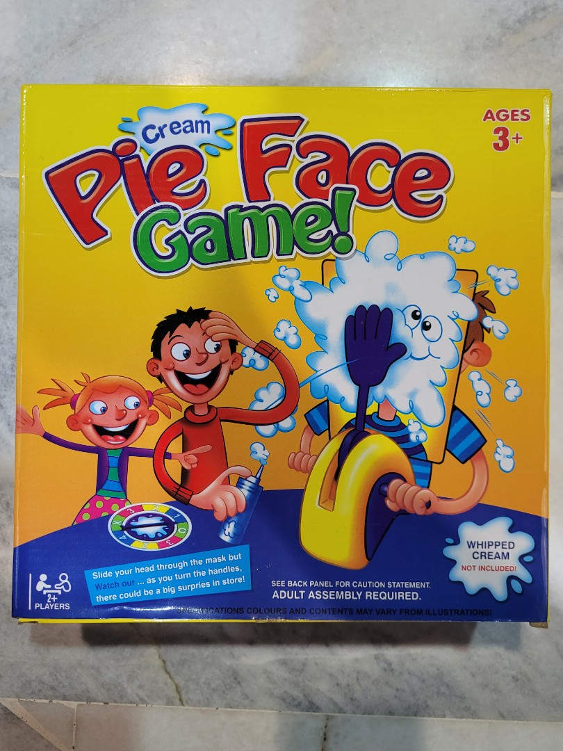 Pie Face Game party game, Hobbies & Toys, Toys & Games on Carousell