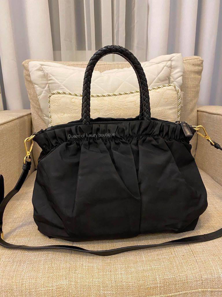 Prada nylon clearance two way bag