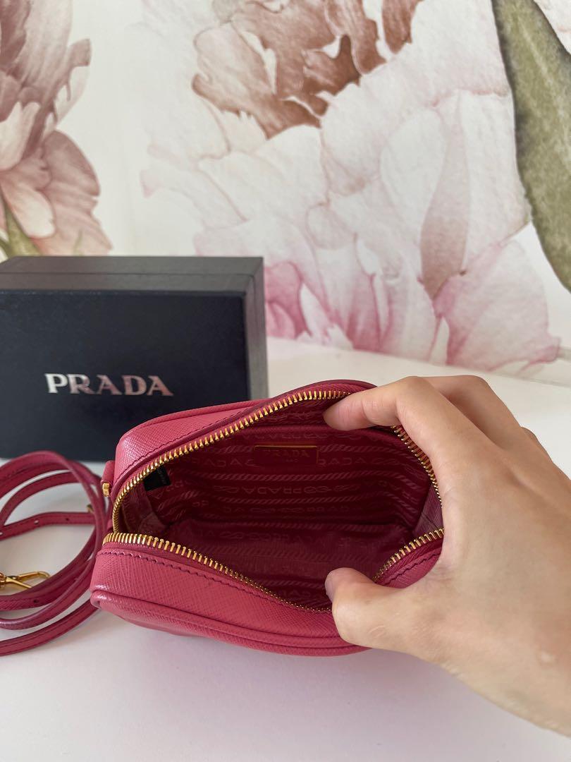 Prada Saffiano Crossbody camera bag Luxury Bags Wallets on