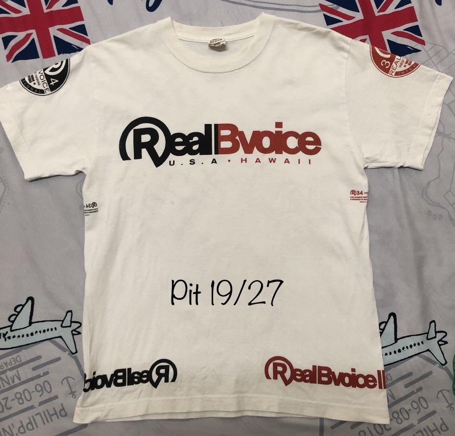 🔥RealBvoice Tshirt🔥, Men's Fashion, Tops & Sets, Tshirts & Polo