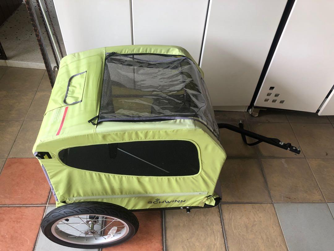 Schwinn Rascal Bike Pet Trailer, For Small and Large Dogs, Folding