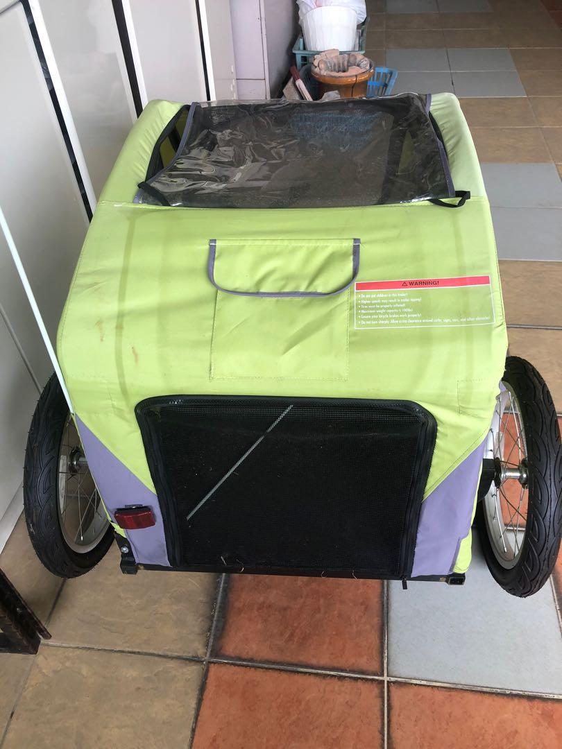 Schwinn Rascal Bike Pet Trailer, For Small and Large Dogs, Folding