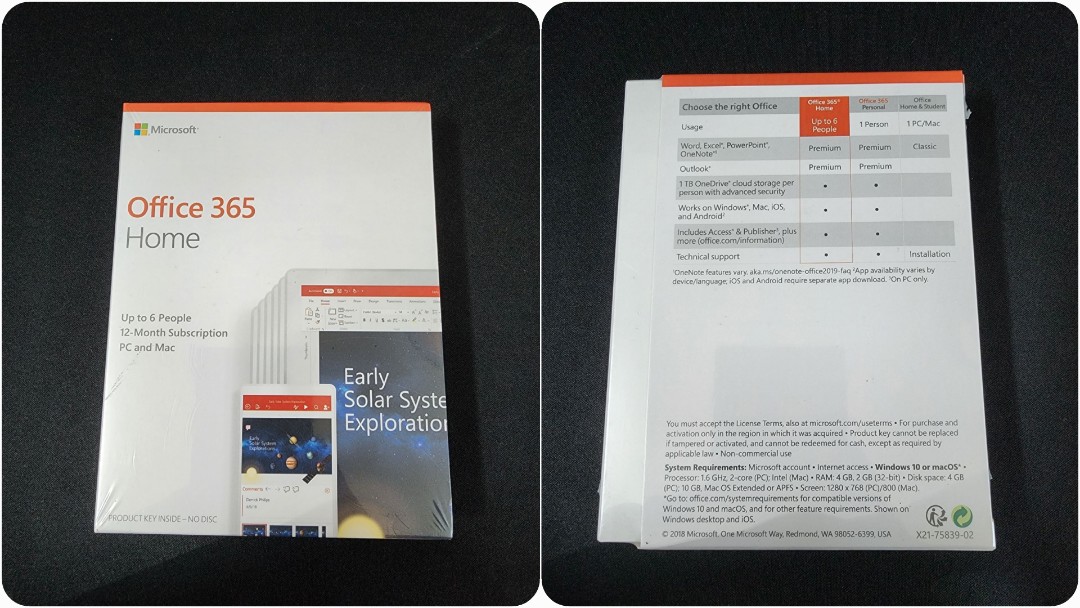 SEALED) Microsoft MS Office 365 Home, Computers & Tech, Office & Business  Technology on Carousell