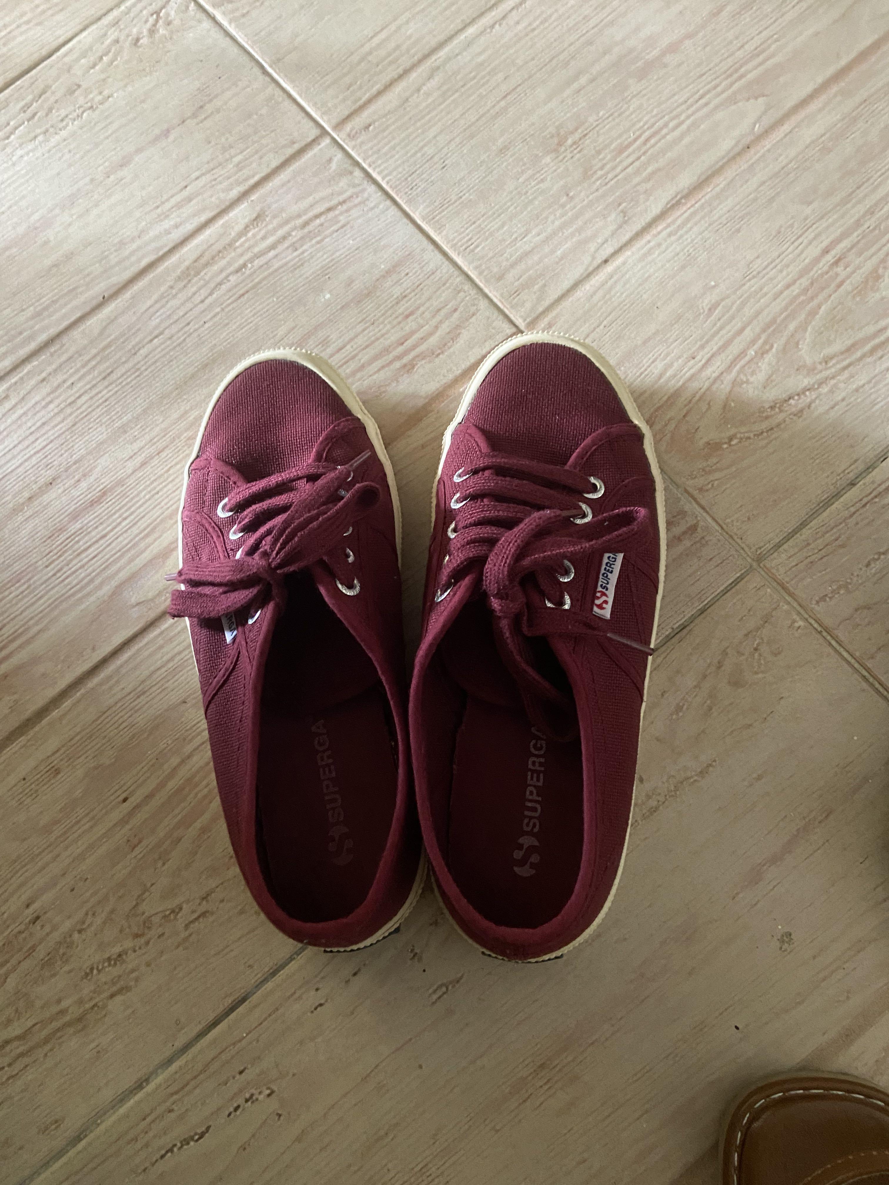 superga maroon sneakers Women s Fashion Footwear Sneakers on Carousell
