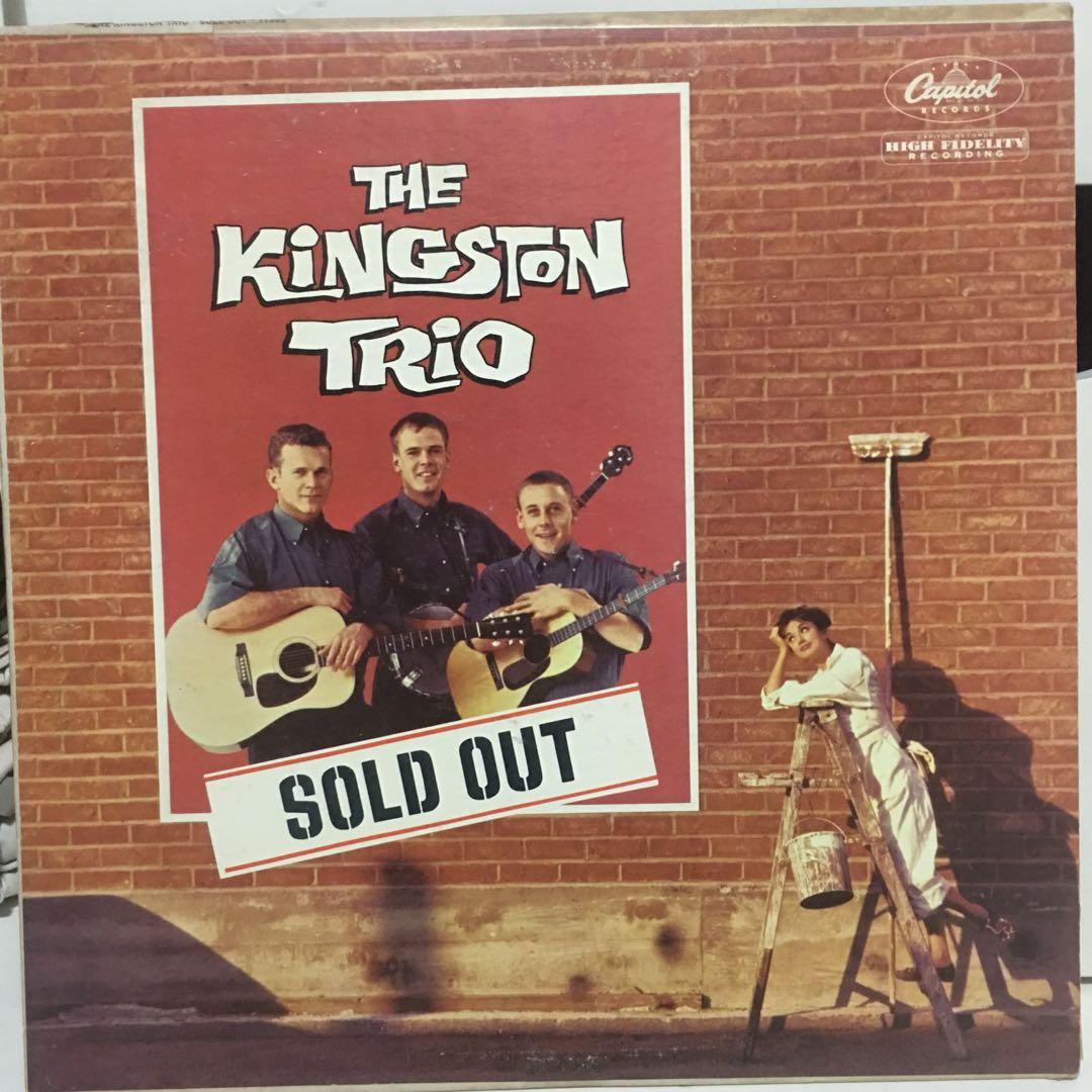 The Kingston Trio Sold Out Vinyl Plaka Vintage Antique Turntable