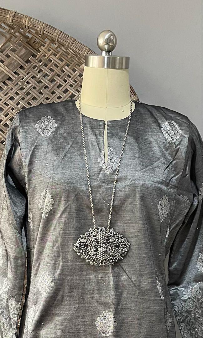 Traditional Malay Pendant and Chain Ethnic Wear Jewellery, Women's