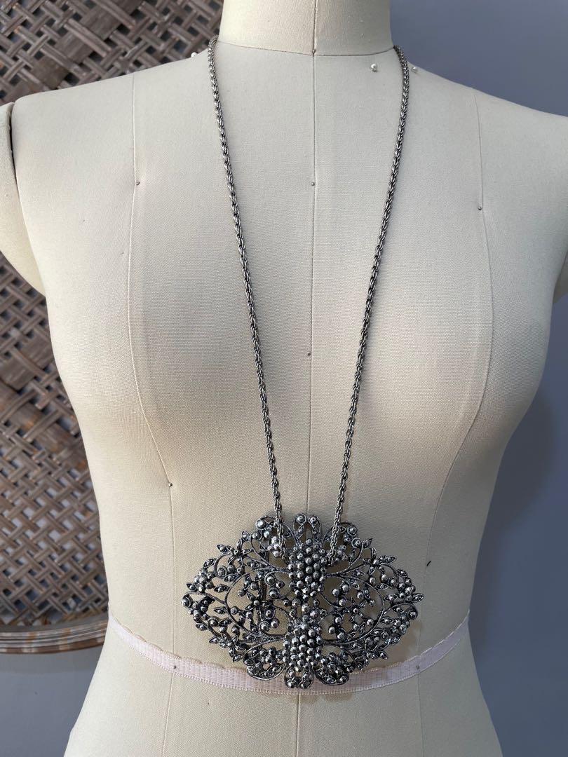 Traditional Malay Pendant and Chain Ethnic Wear Jewellery, Women's