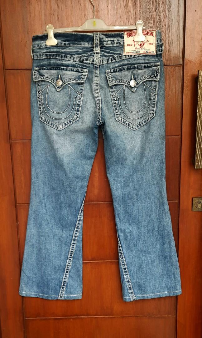 TRUE RELIGION Joey Big T Sz 34 Fit 36 