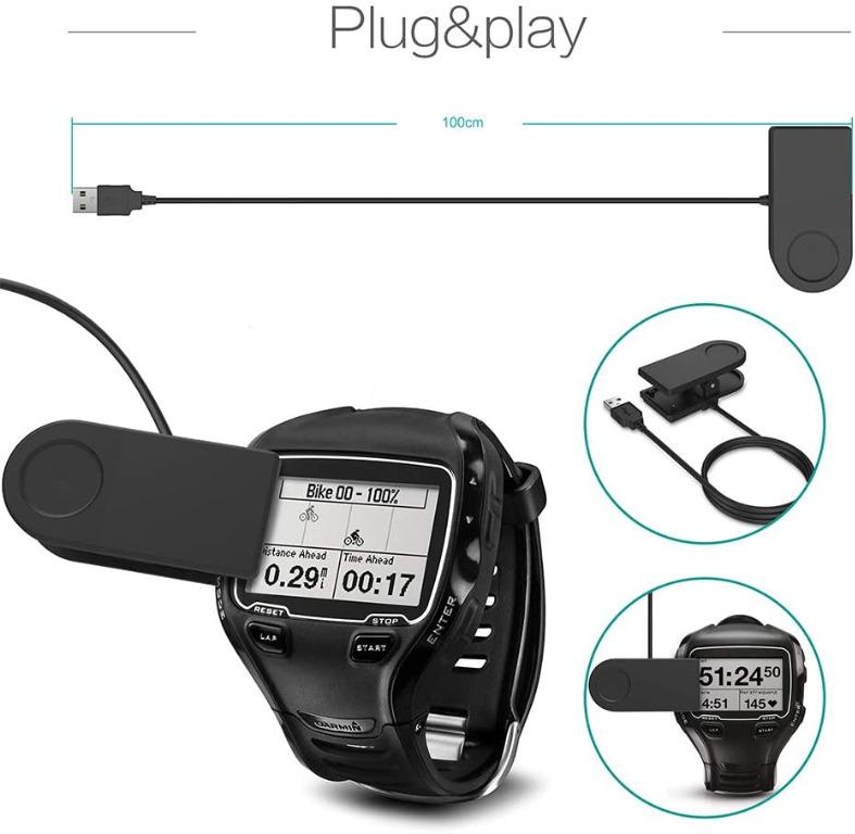 TUSITA Charger Compatible with Garmin Forerunner 310XT 405 405CX