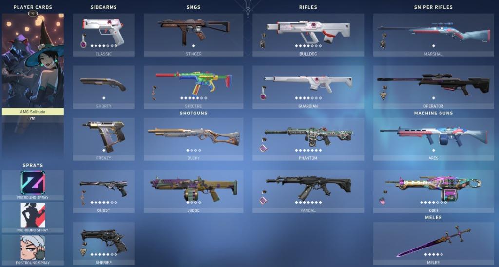 Valorant spectrum zedd bundle stacked account, Video Gaming, Gaming ...