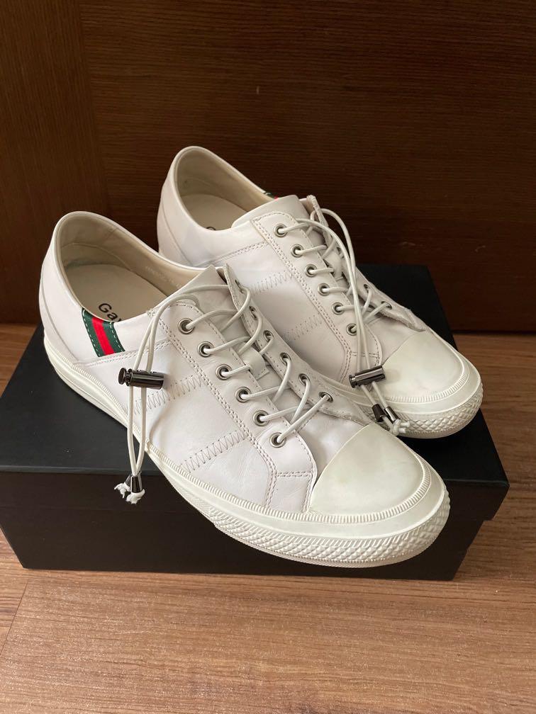 White tall sneakers shop