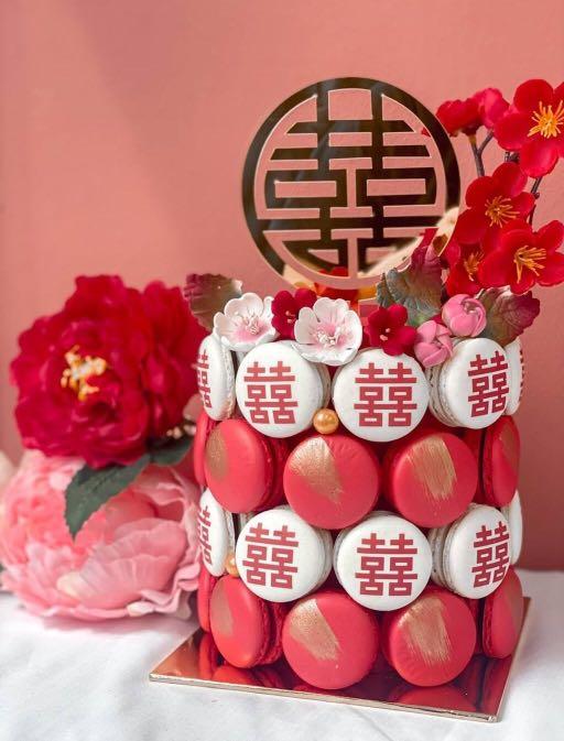 Wedding macarons tower, Food &amp; Drinks, Homemade Bakes on