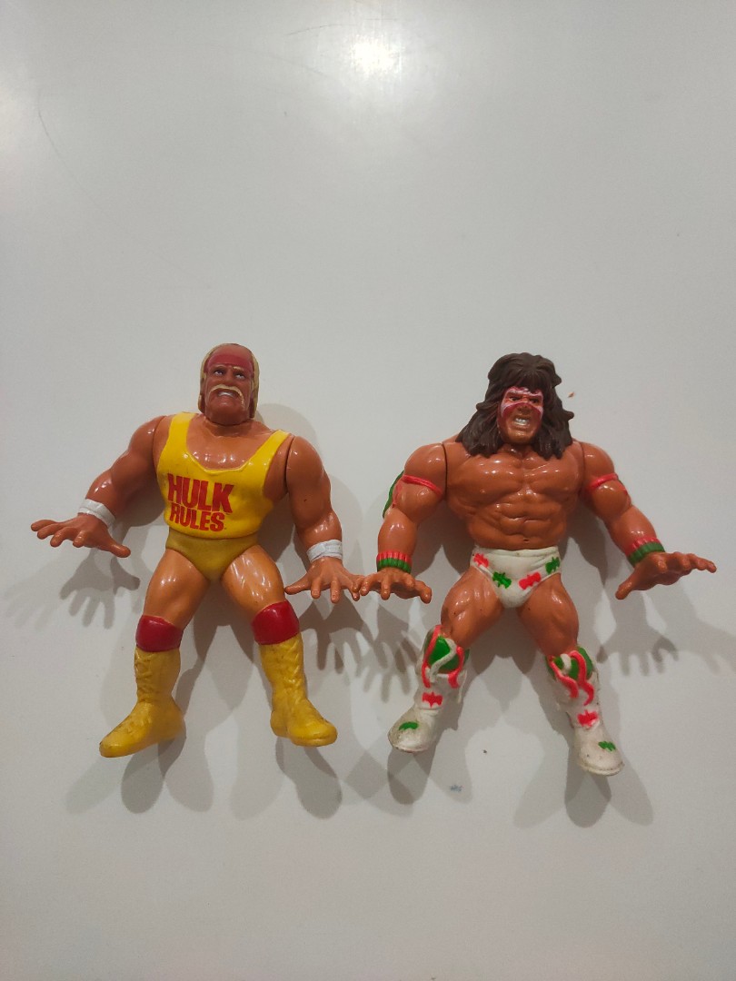 WWE WWF vintage Hasbro wrestling Ultimate warrior Hulk Hogan