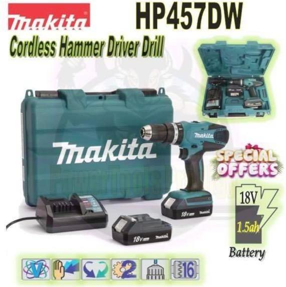 Makita best sale hp457dwe review