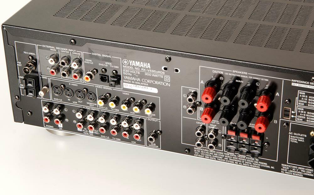 YAMAHA AMPLIFIER HOME THEATER RX V595A AVR, Audio, Soundbars