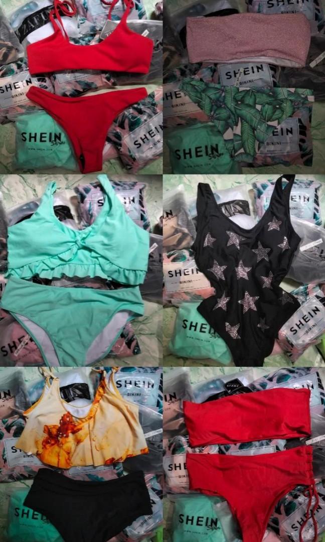 Zaful & Shein swimwear bikini (Category: Bikinis & Swimsuits) located in Cebu City. Submitted by thriftified.ph (Listing ID 1152220667, Image 2). Description: 🧜🏻‍♀️ALL SIZES ARE AVAILABLE FROM SMALL, MEDIUM TO LARGE!! 🧜🏻‍♀️You can buy it by bundle or retail 🧜🏻‍♀️13pcs. in a bundle all n all total is P2,200.00 🧜🏻‍♀️ if retail P250.00 each 🧜🏻‍♀️ send a dm with picture of your chosen bikini..