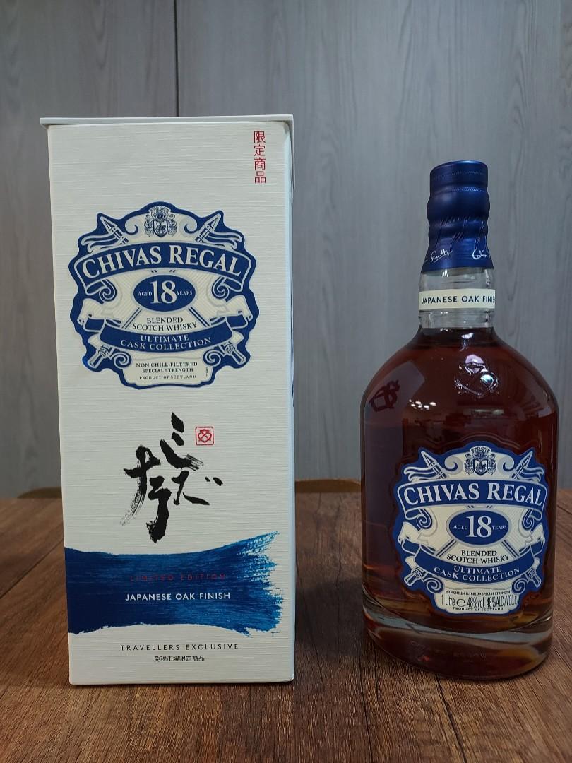 起瓦士18年水楢桶威士忌1000ml ABV 48% Chivas Regal Ultimate Cask 