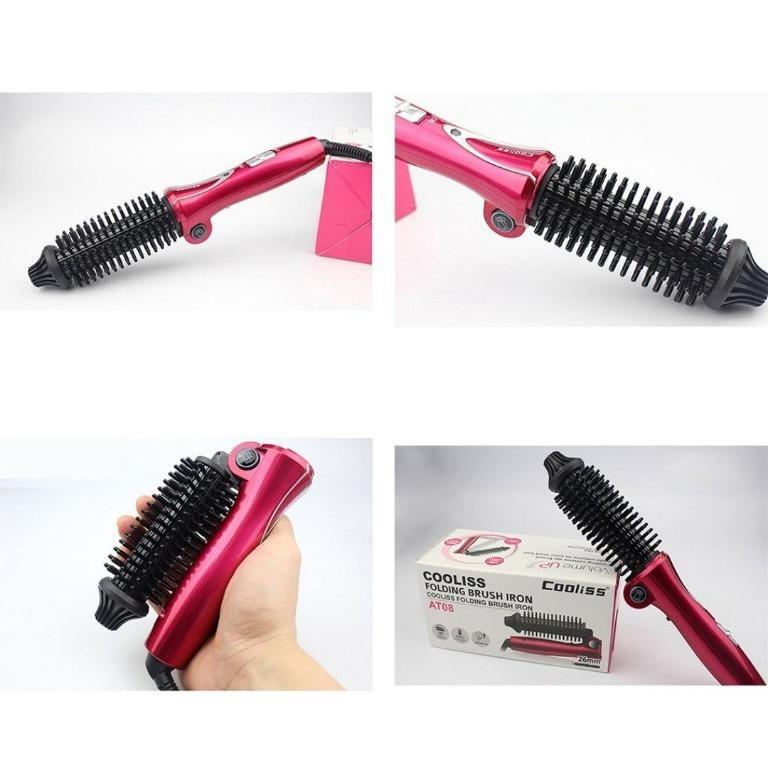 Hisoon curling iron brush top