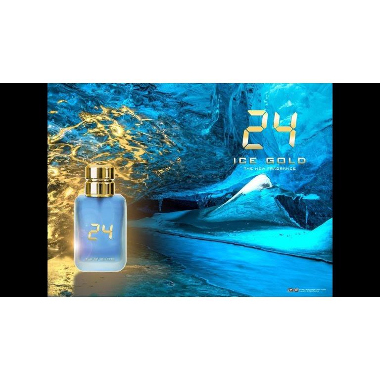 24 Ice Gold 100ml Unisex EDT Perfume Minyak Wangi by