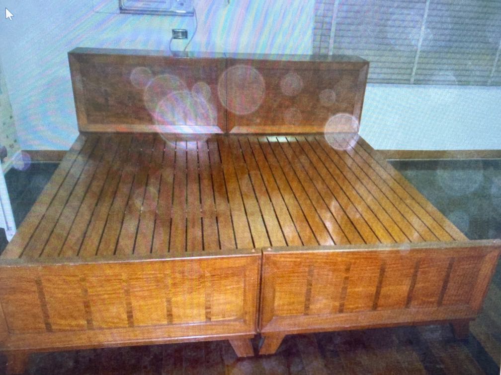 2 Narra Wood Single Bed (Price is Negotiable), Furniture & Home Living