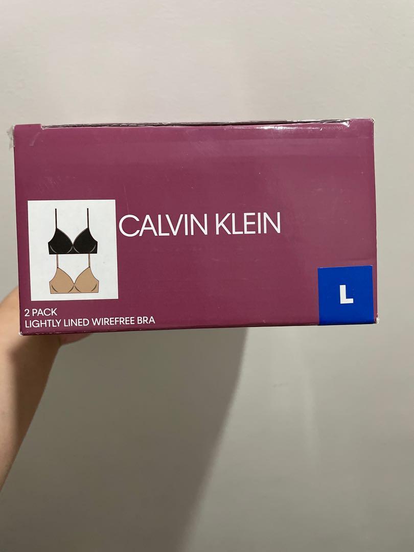 2pcs Calvin Klein wireless bra microfiber in Large Size Brand New