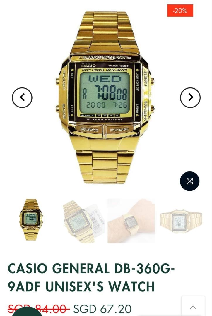Casio db shop 360 gold