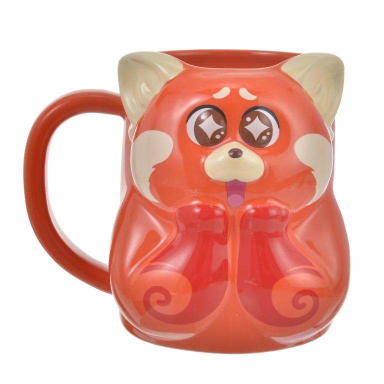 日本disney Store 直送pixar 熊抱青春記turning Red 浣熊 小熊貓mei 3d Die Cut 陶瓷杯 其他 其他 Carousell