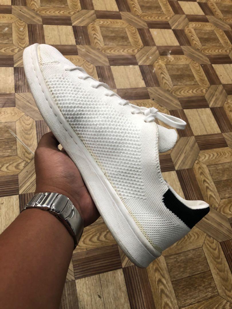 Adidas stan on sale smith primeknit white