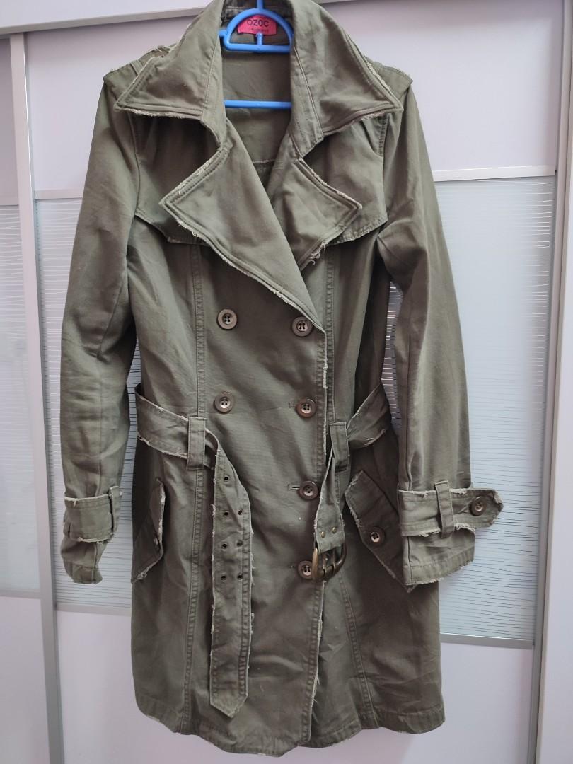 Rugged sales trench coat