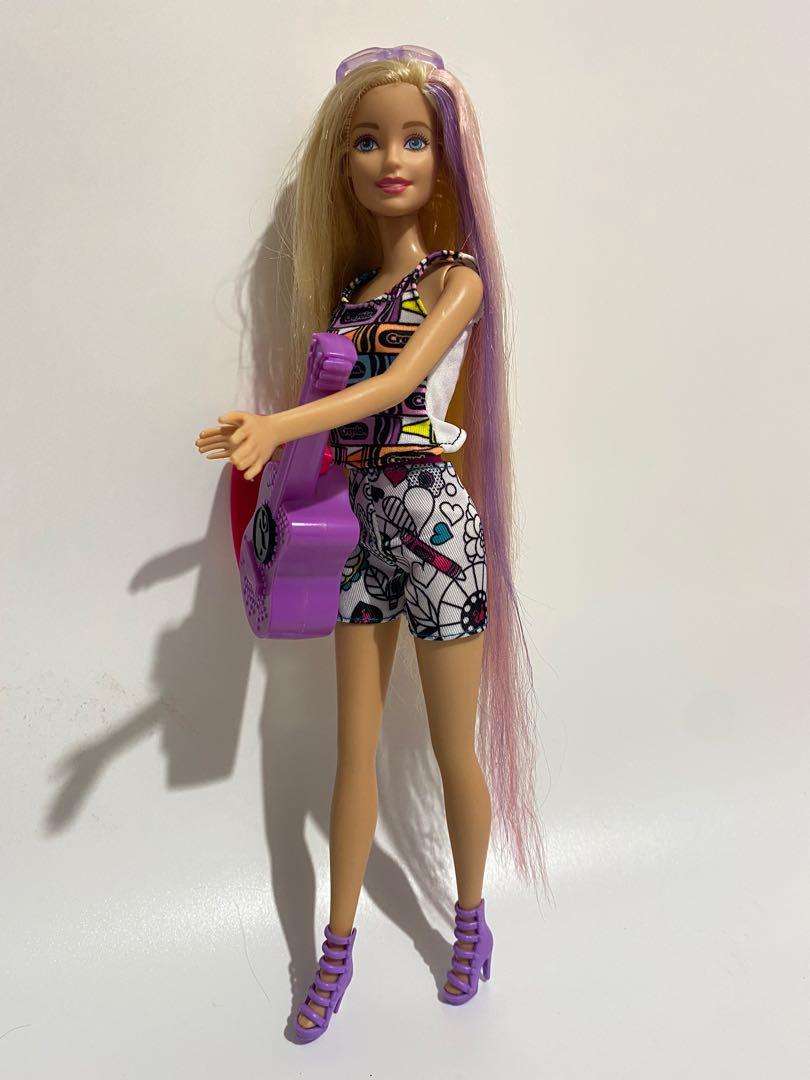 Barbie Rainbow Pastel Hair, Hobbies & Toys, Toys & Games on Carousell