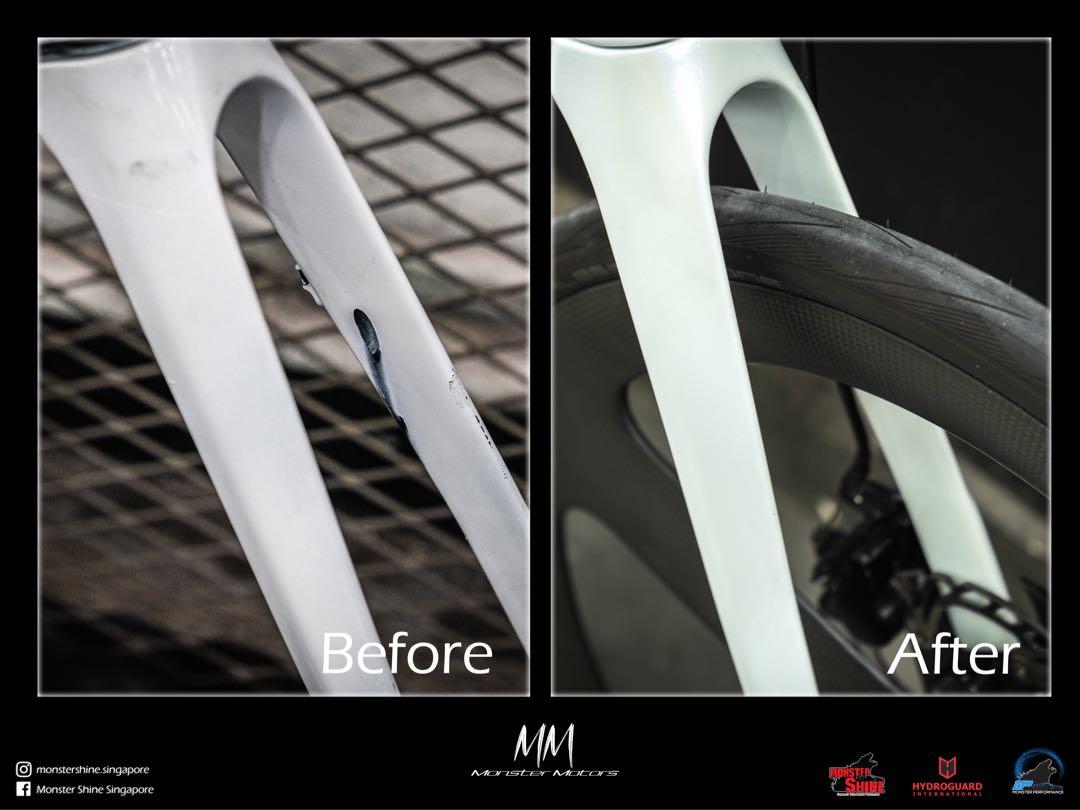 Bike Paint Restoration of Scratches, Damages, Corrosion, Sports