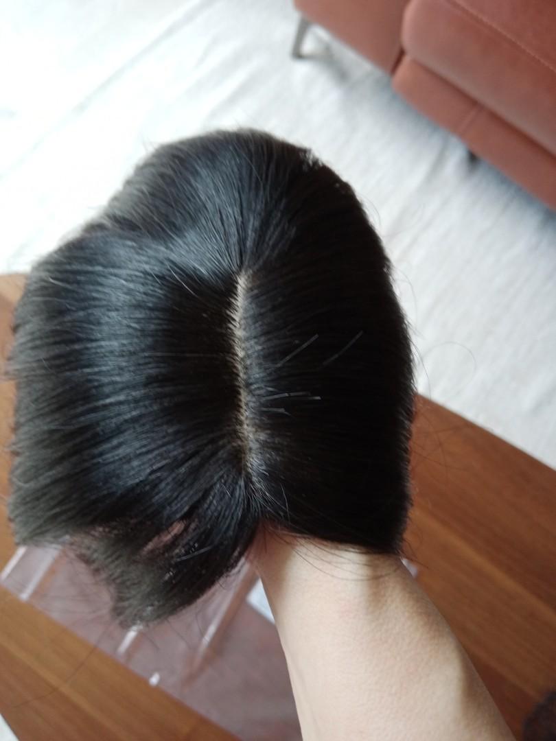 Black Hair Topper, Beauty & Personal Care, Hair on Carousell