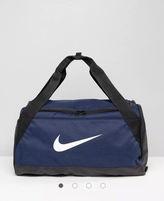 BNWOT Nike Brasilia Small Duffel Bag 41L (Dark Navy Blue), Men's Fashion,  Bags, Sling Bags on Carousell