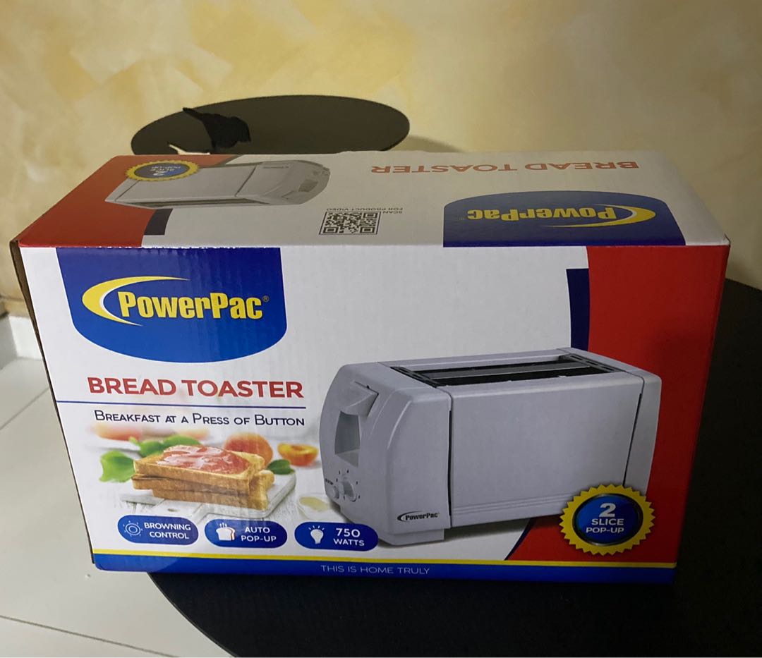 Brand New PowerPac Bread Toaster, TV & Home Appliances, Kitchen ...