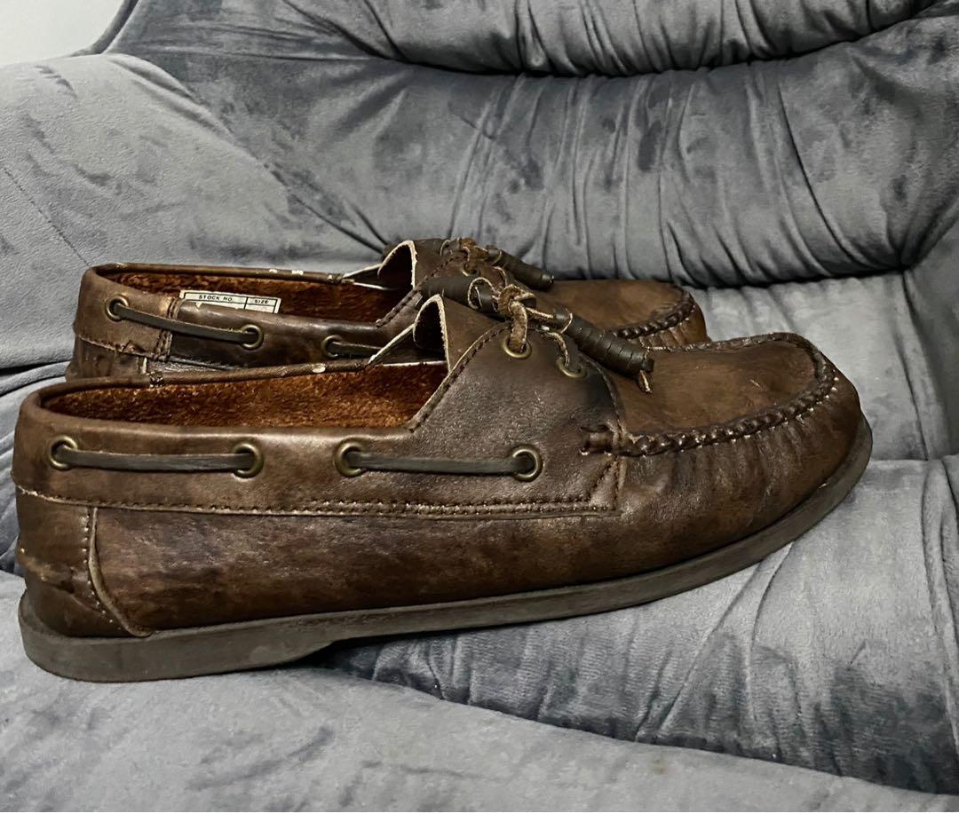 brown boat shoes, Men's Fashion, Footwear, Casual Shoes on Carousell