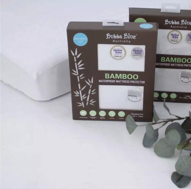 Bubba blue quilted mattress protector new arrivals