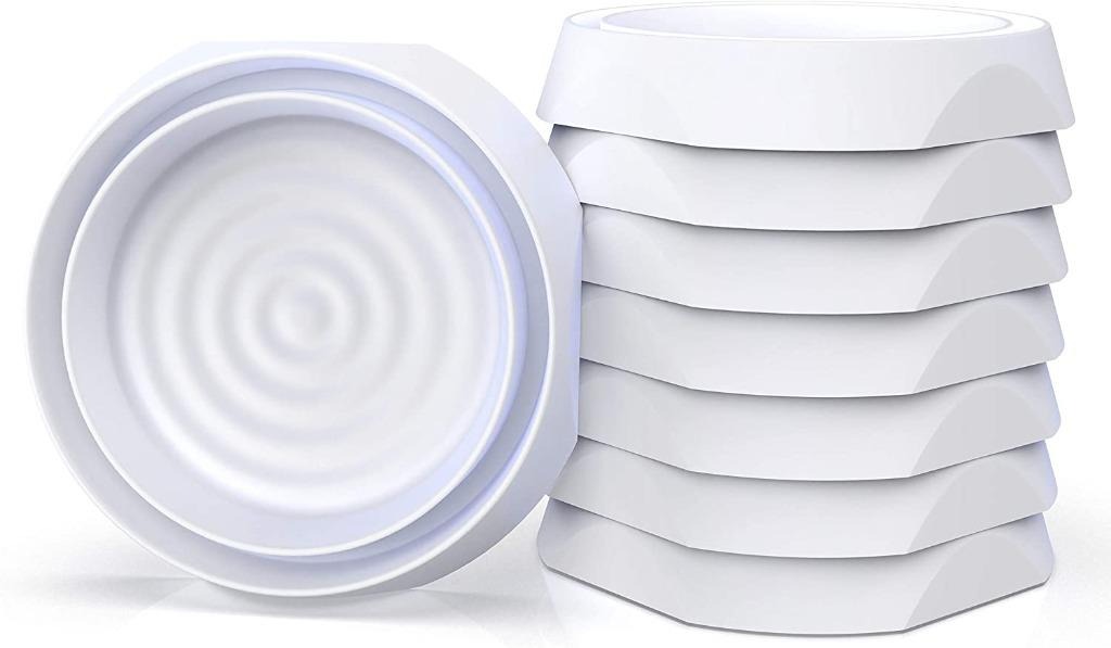 [C6482] Bed Bug Interceptors Bed Bug Traps 8 Pack White. Bed Bug Cups