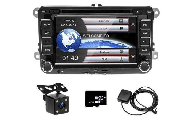 CAMECHO Car Radio GPS CD DVD Player For VW 7