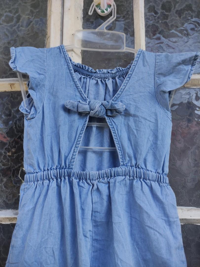 Cat and jack denim romper clearance
