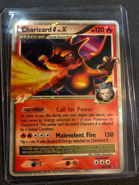 Pokemon Charizard G LV.X 143/147 Supreme Victors Ultra Rare Holo