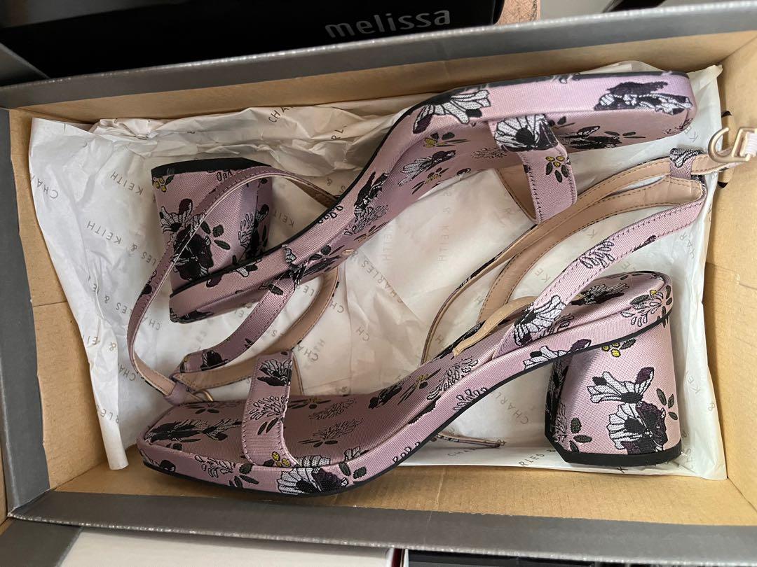 Charles and hotsell keith floral heels