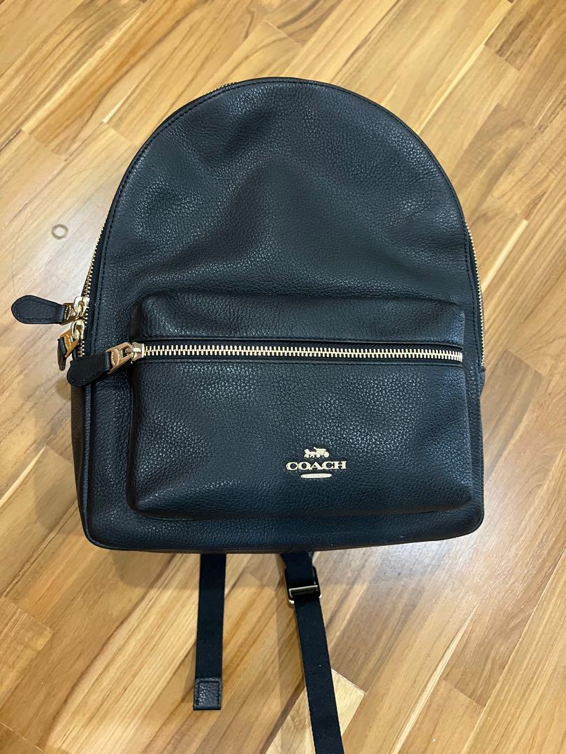 Coach Pebbled Leather Medium Charlie 