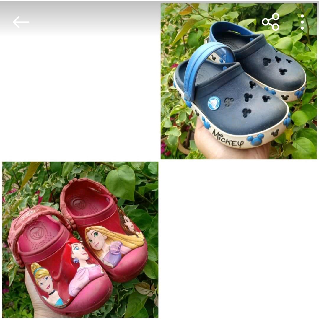 Crocs X Disney Prelove Combo, Babies & Kids, Babies & Kids Fashion on