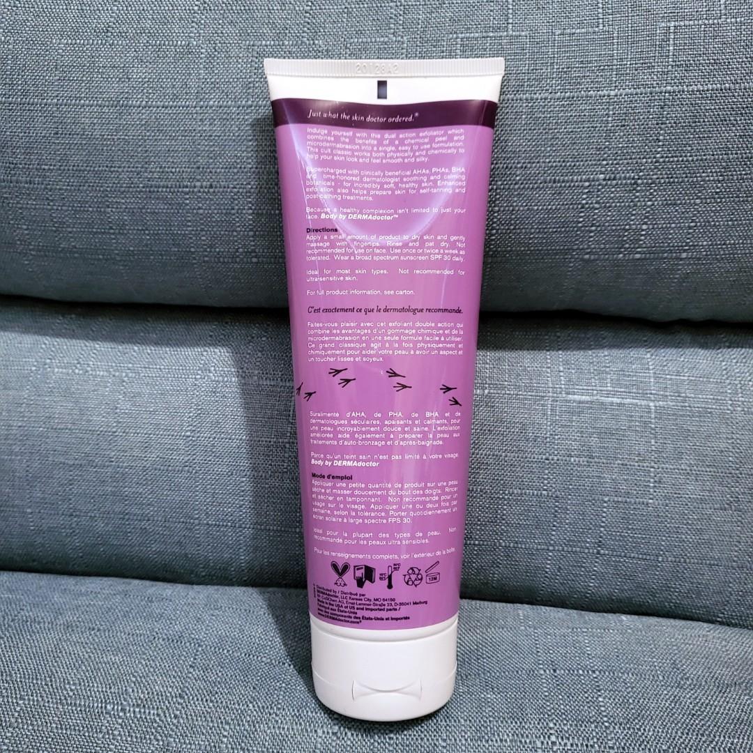 DERMAdoctor KP Duty Dermatologist Formulated Body Scrub Exfoliant for