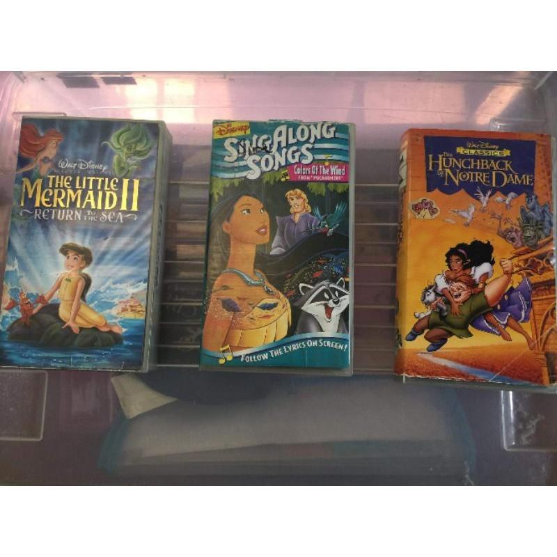 Disney vintage VHS TAPES